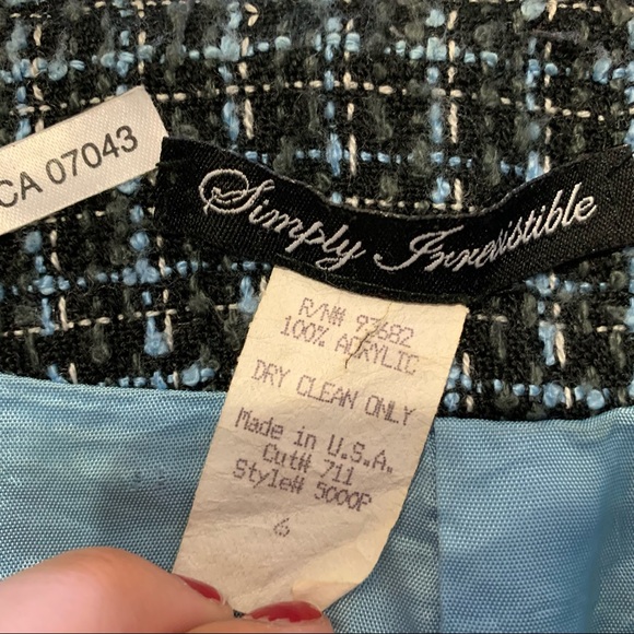 🧡3/$30 Blue light weight jacket blazer | Size 6 - Picture 10 of 10